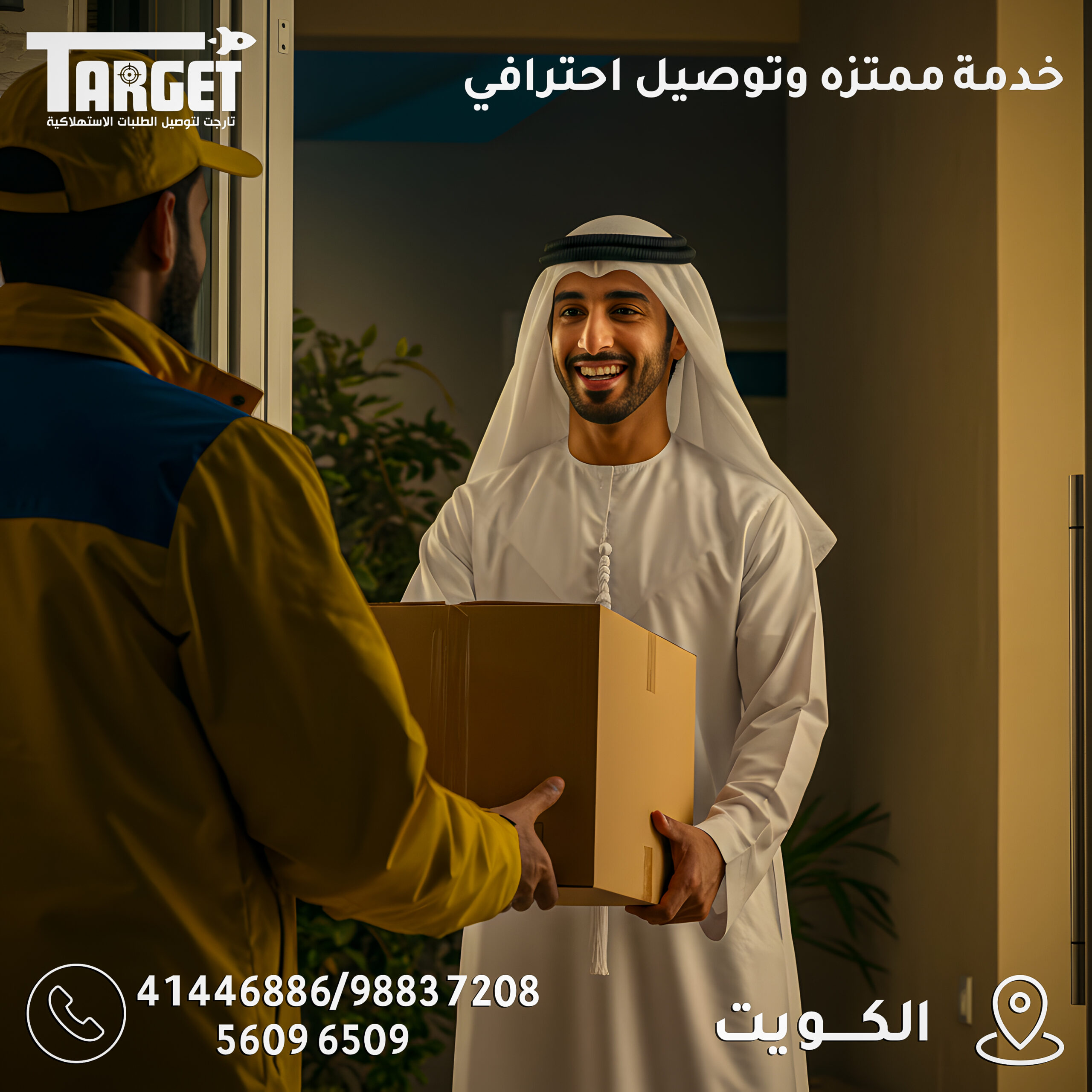 مندوب توصيل بالكويت